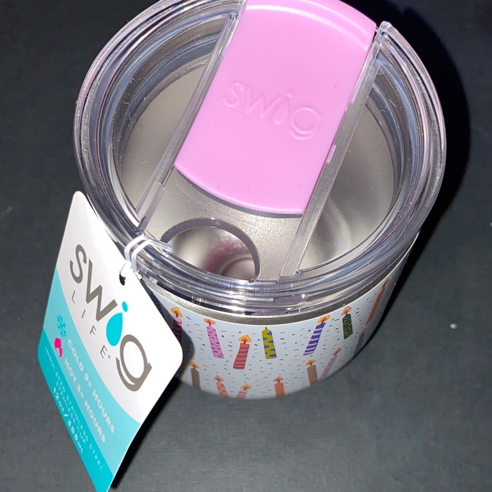 Swig Birthday Celebration Candle 12 oz Tumbler - Picture 4 of 5